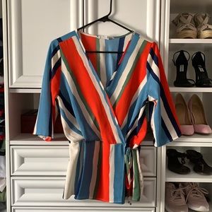 Sienna Sky Color Block Blouse